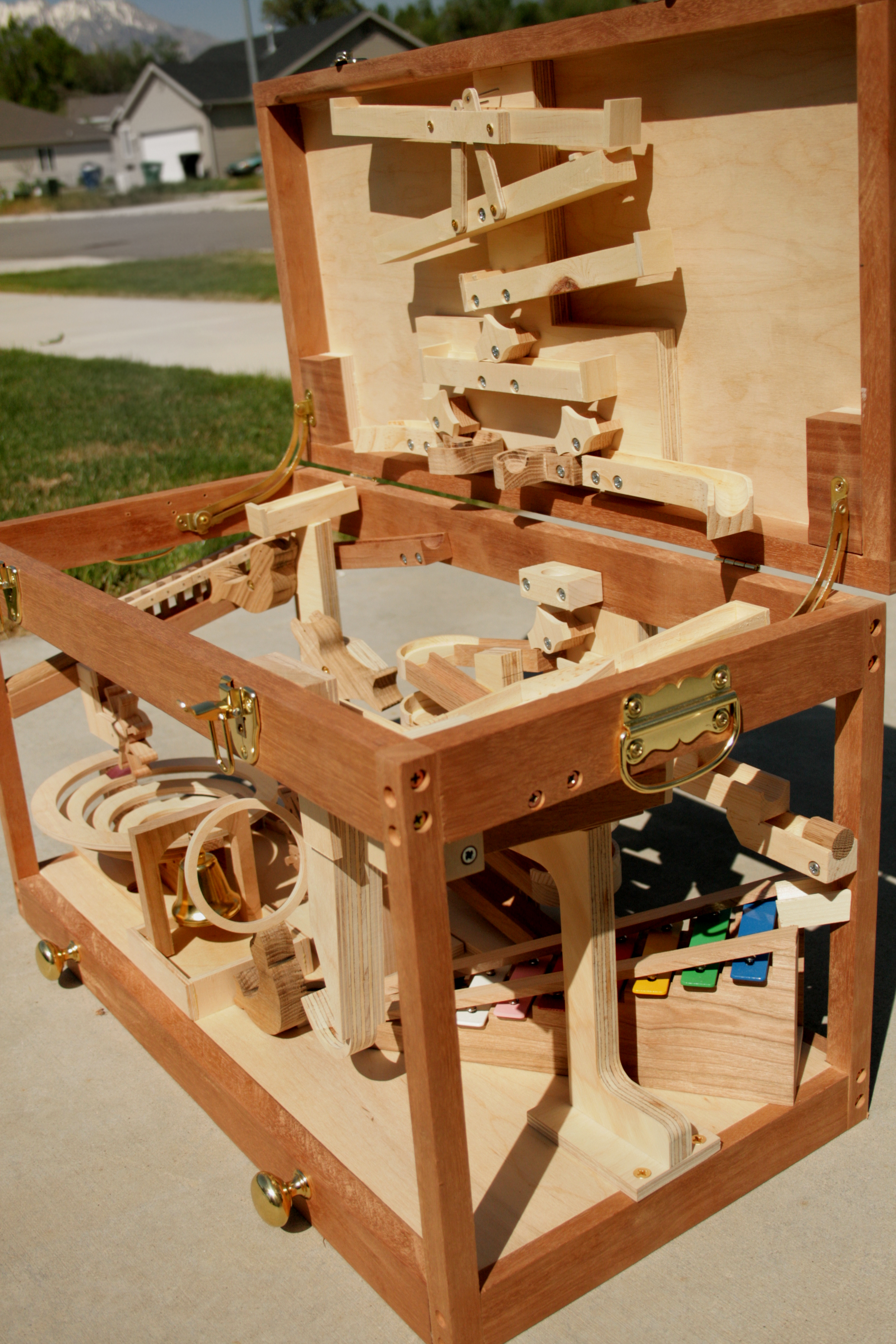 wooden marble run | The Workbench